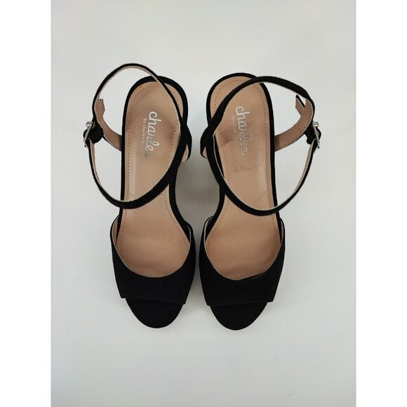 Charles David Women's Lambert Black Wedge Heel Sandals Size 7.5M US - Picture 4 of 10